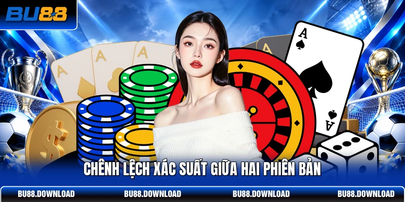 Chênh lệch xác suất giữa hai phiên bản