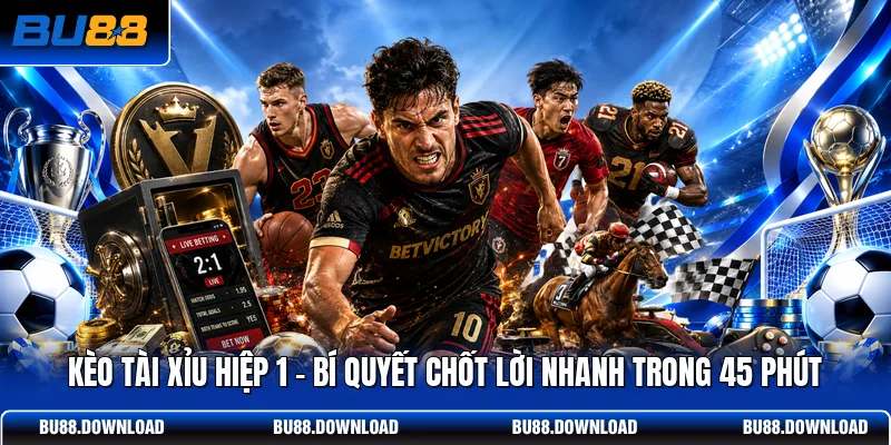 Kèo Tài Xỉu Hiệp 1 - Bí Quyết Chốt Lời Nhanh Trong 45 Phút