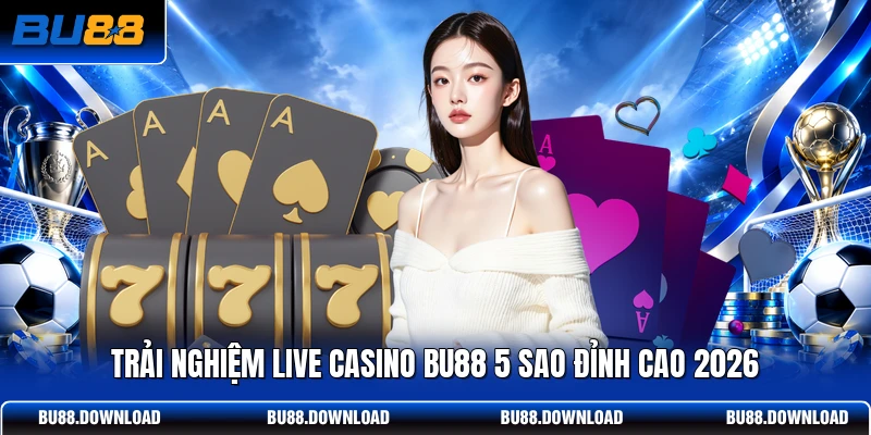 Trải nghiệm Live Casino BU88 5 sao đỉnh cao 2026